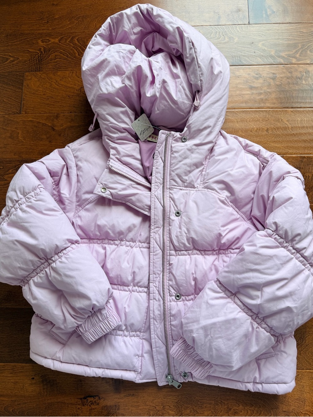 Free People Women’s Lavender Puffer Jacket